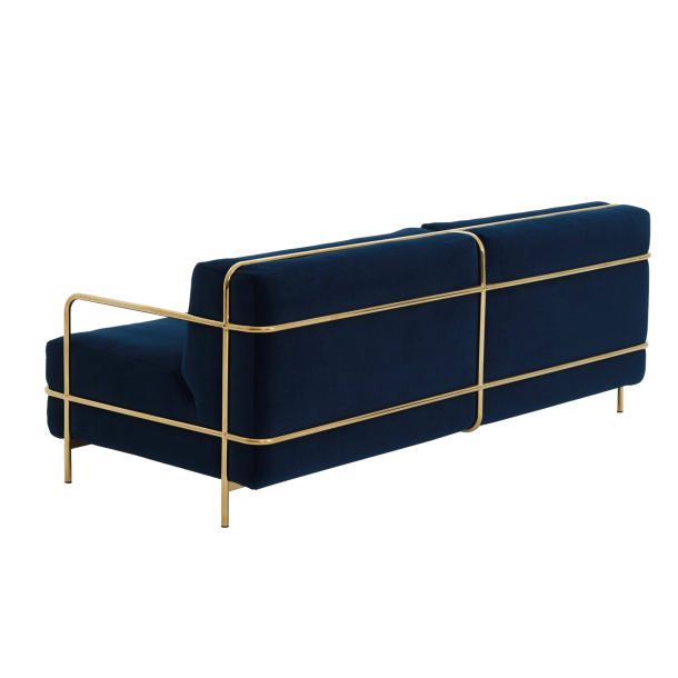 YAP-YAP Two Seater Sofa w/ Fabric Arms| Fabric