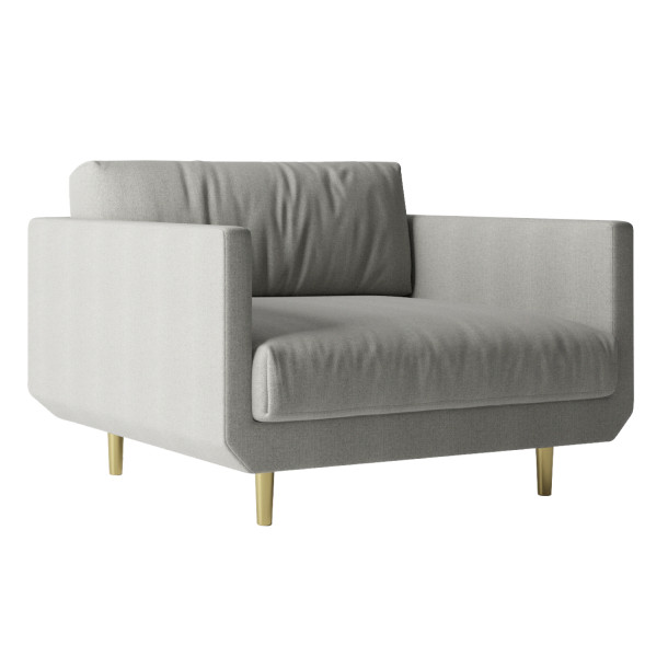 KEN-KEN One Seater Sofa| Fabric