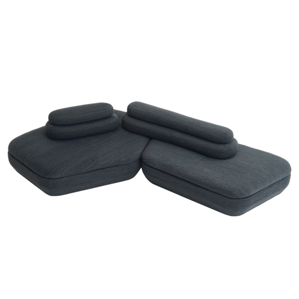 YAU-YAU Three Seater Corner Sofa | Fabric | W: 2685 mm